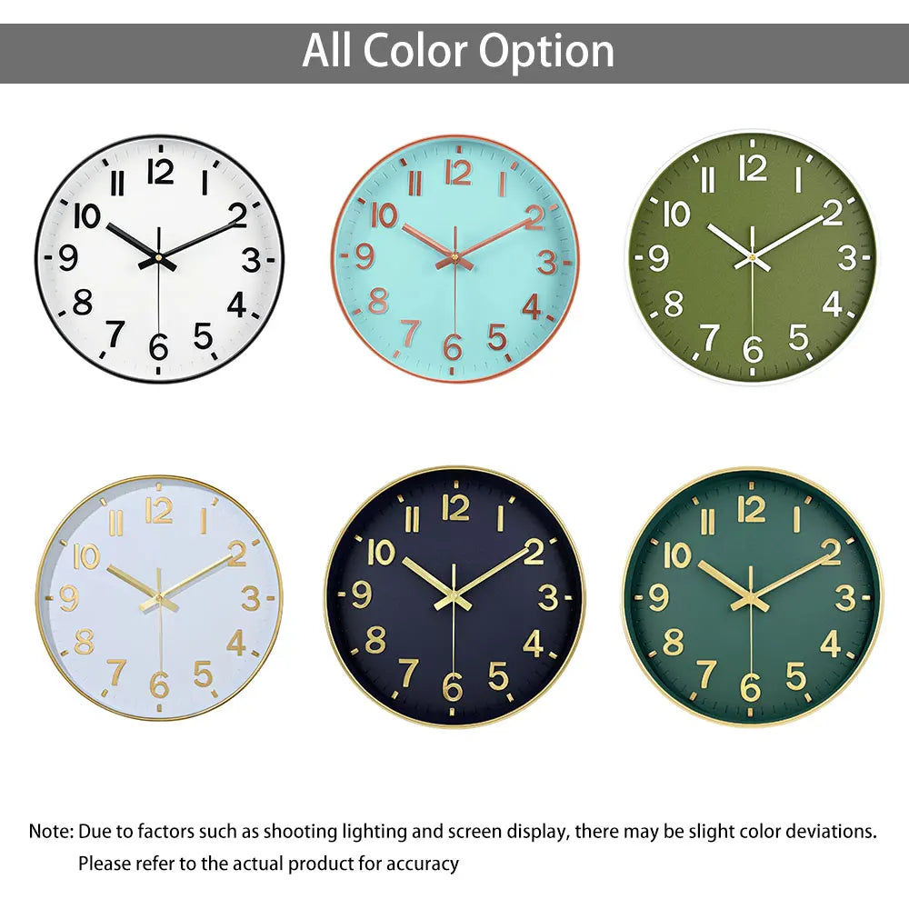 Orologio Da Parete Classico Quarzo 8 10 12 Pollici Orologio Analogico Silenzioso Design Cubico 3D Decorazioni Per Casa