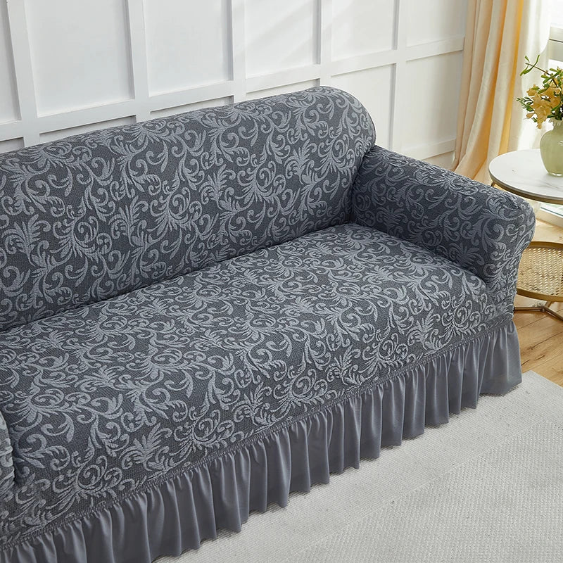 Fodera Divano A Fiori Stile Europeo Jacquard Copridivano Antiscivolo Protezione Per Mobili Soggiorno Decorazioni Casa