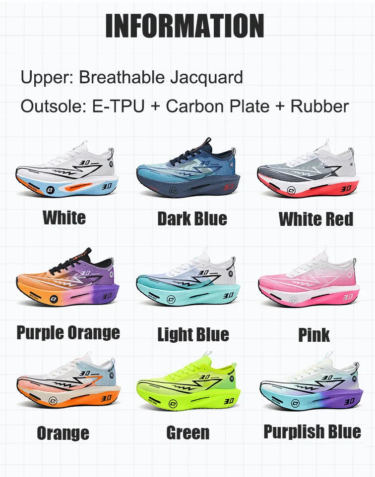 Scarpe Da Ginnastica In Carbonio Con Bordo Antiscivolo Ammortizzate Per Corsa Tennis Casual Per Uomo E Donne