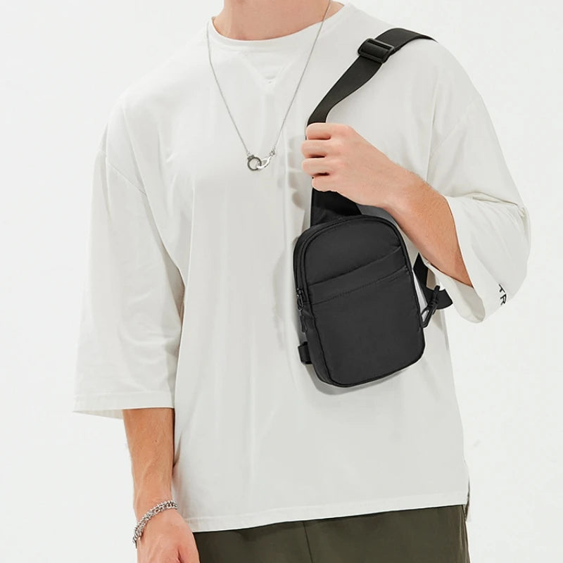 Marsupio Multifunzionale 2In1 Borsa Da Viaggio Per Esterni Uomo Donna Borsa A Tracolla Piccola Casual
