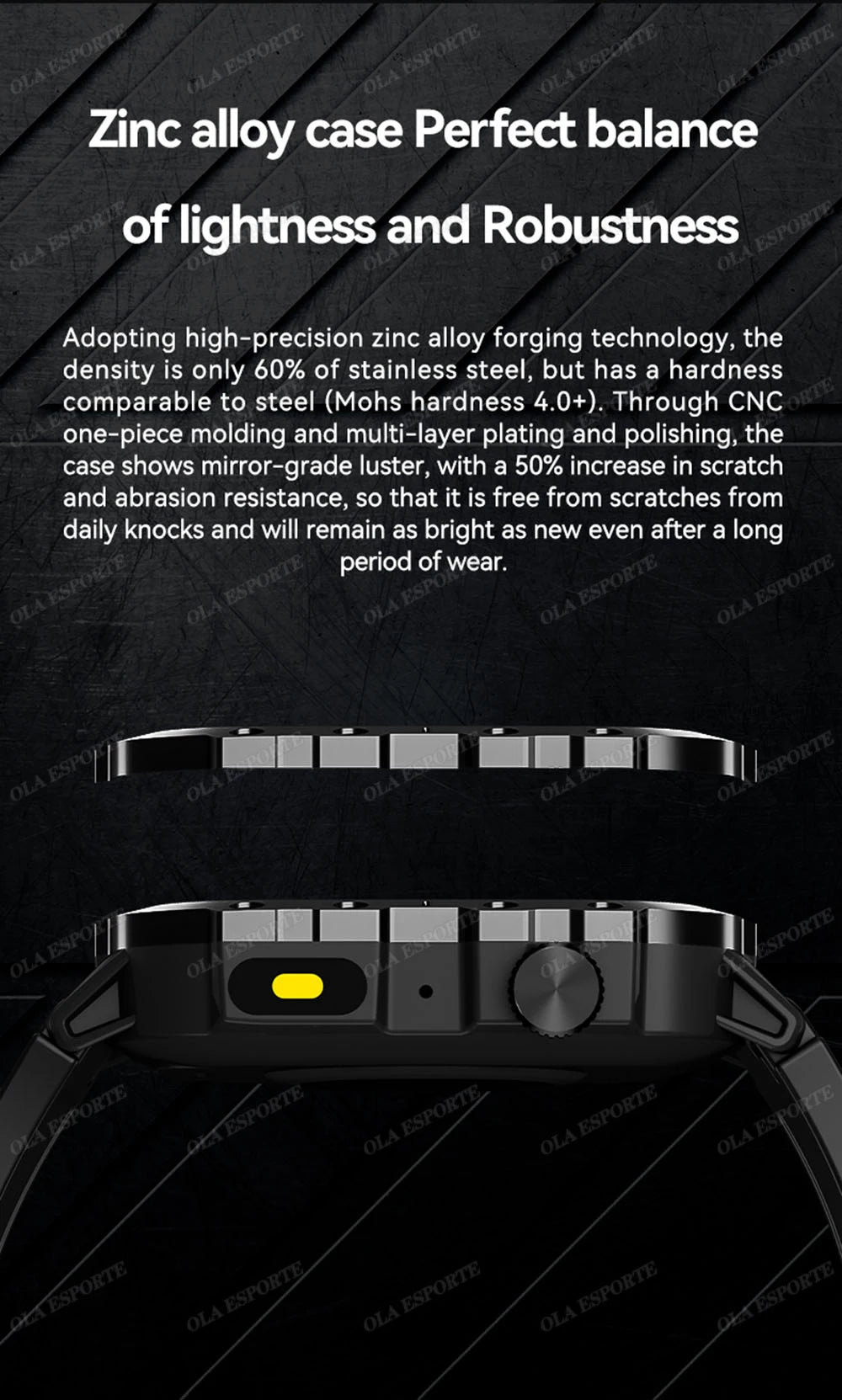 Smartwatch Militare Robusto 2026 Con GPS Chiamate Bluetooth Monitoraggio Salute Fitness Impermeabile 5ATM Per Uomo HW12