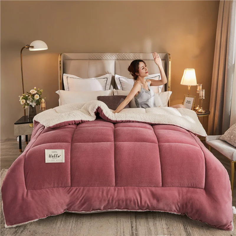 Coperta Ponderata In Pile Invernale Calda E Morbida Antipilling Rettangolare Grado A Per Letto Con Calore