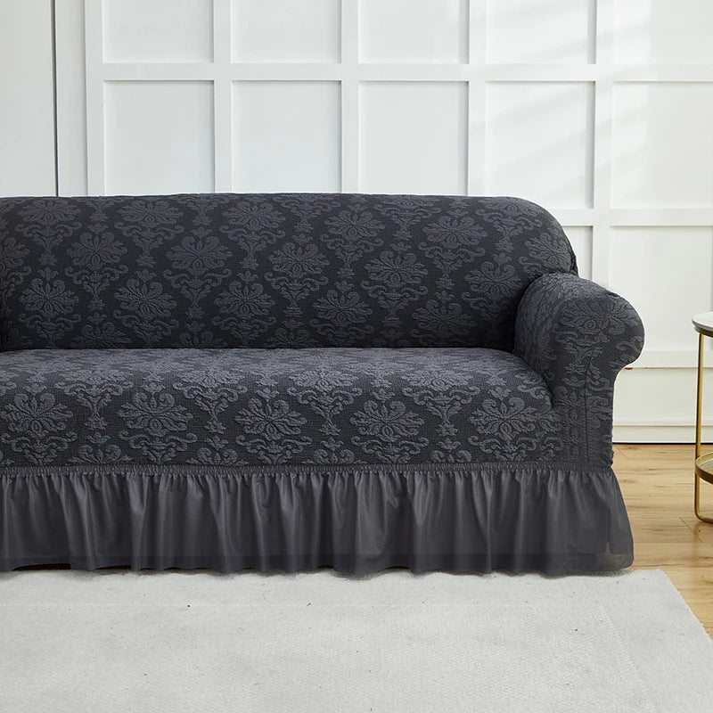 Fodera Divano A Fiori Stile Europeo Jacquard Copridivano Antiscivolo Protezione Per Mobili Soggiorno Decorazioni Casa