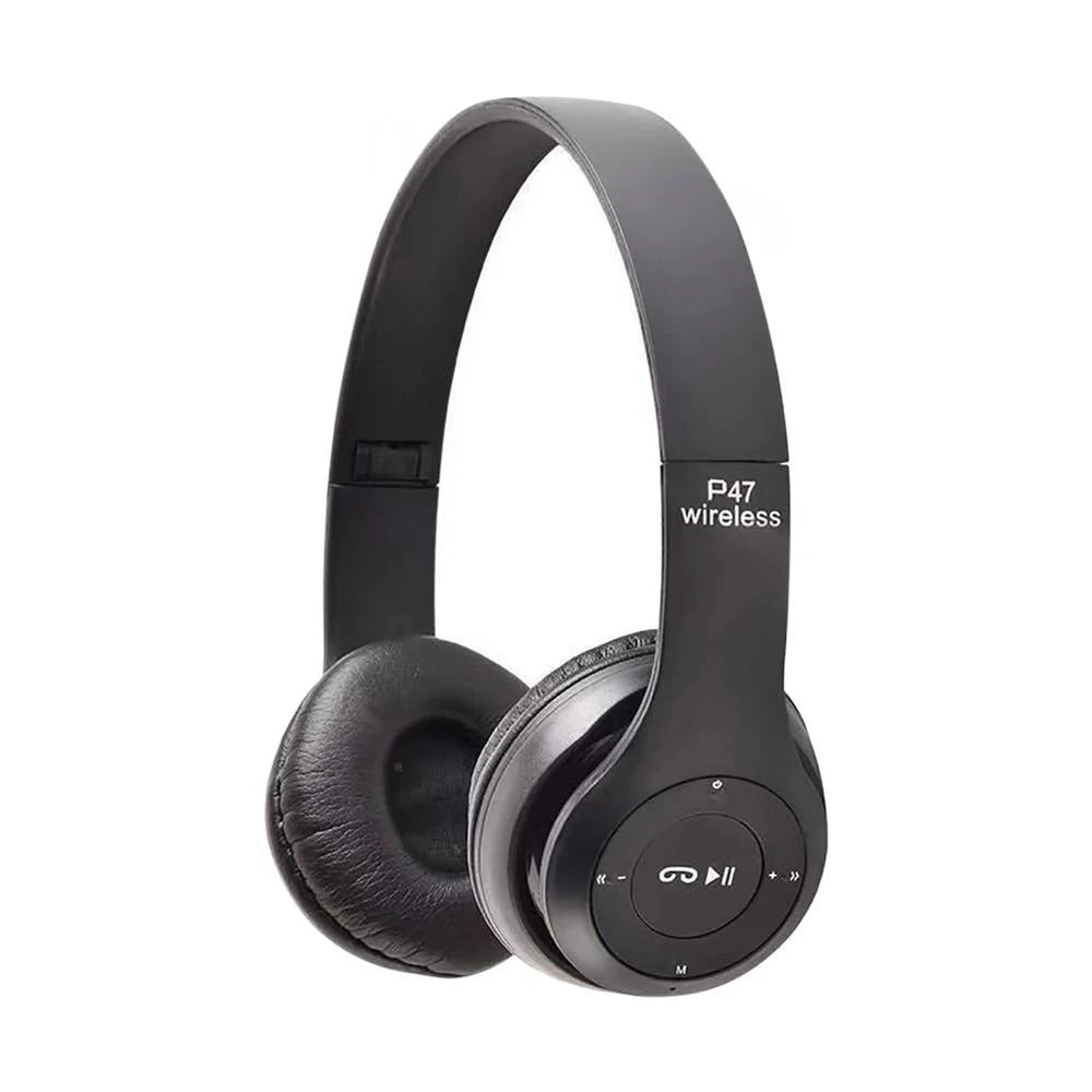 Cuffie Wireless Bluetooth 5.3 Over Ear HiFi Senza Cancellazione Del Rumore Microfono Integrato Sport Gaming Lettore