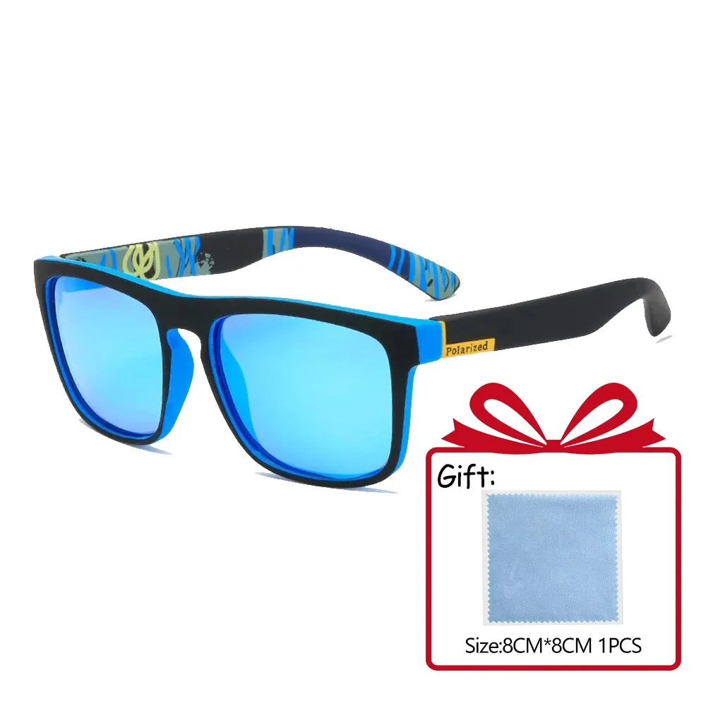 Occhiali Da Sole UV400 Unisex Ciclismo Lusso Design Quadrato Per Guida E Pesca Di Lusso