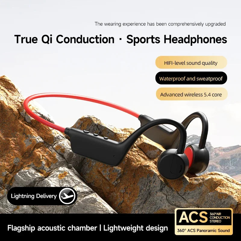 Cuffie A Conduzione Ossea Wireless Lenovo Real X7 X8 IPX8 Bluetooth 5.3 Nuoto Impermeabili Esercizio Fitness 2026