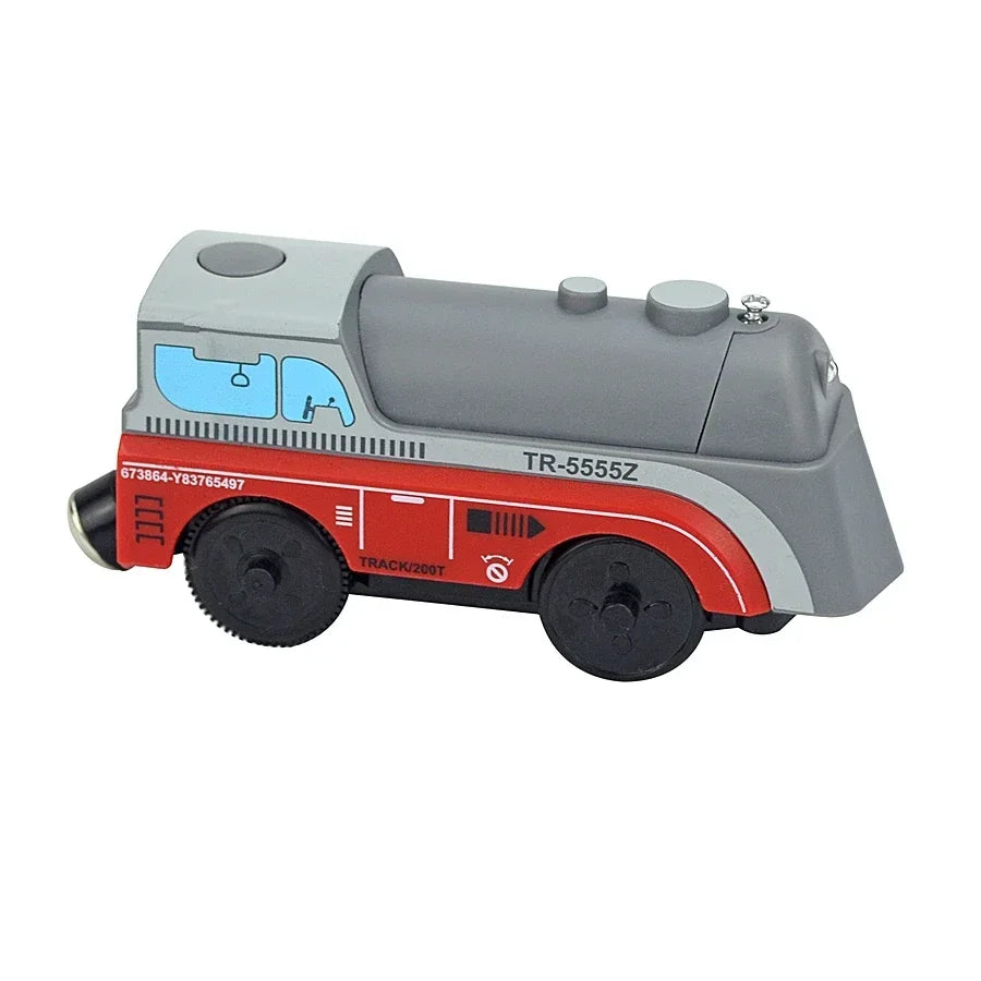 Locomotiva In Legno Magnetica Per Bambini Giocattolo Treno Con Pista Ferrovia Educativa
