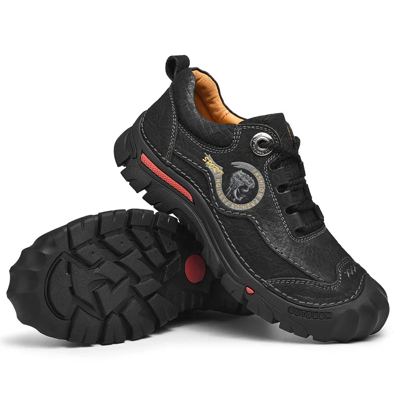 Scarpe Da Trekking Da Campeggio In Vera Pelle Uomo Scarpe Da Ginnastica Sportive Da Uomo Per Tempo Libero