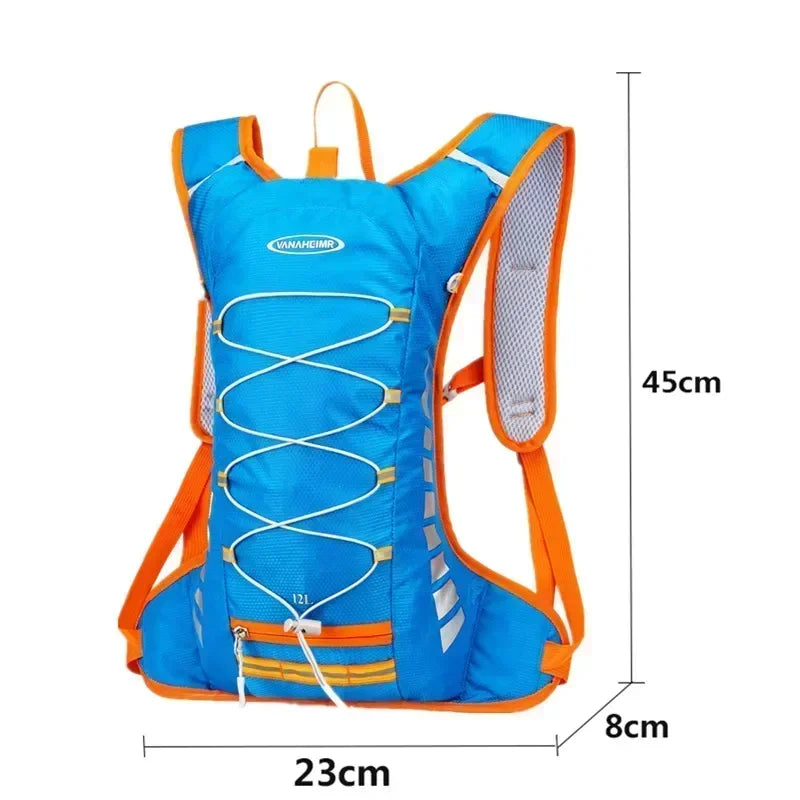 Zaino Da Ciclismo Impermeabile 12L Per Bici Da Strada MTB Idratazione Per Escursionismo All Aperto