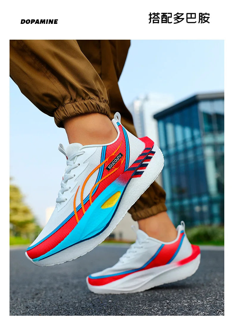 Scarpe Da Corsa Carbon Board Marathon Uomo Donna Traspiranti Leggere Antiscivolo Scarpe Da Ginnastica Atletiche