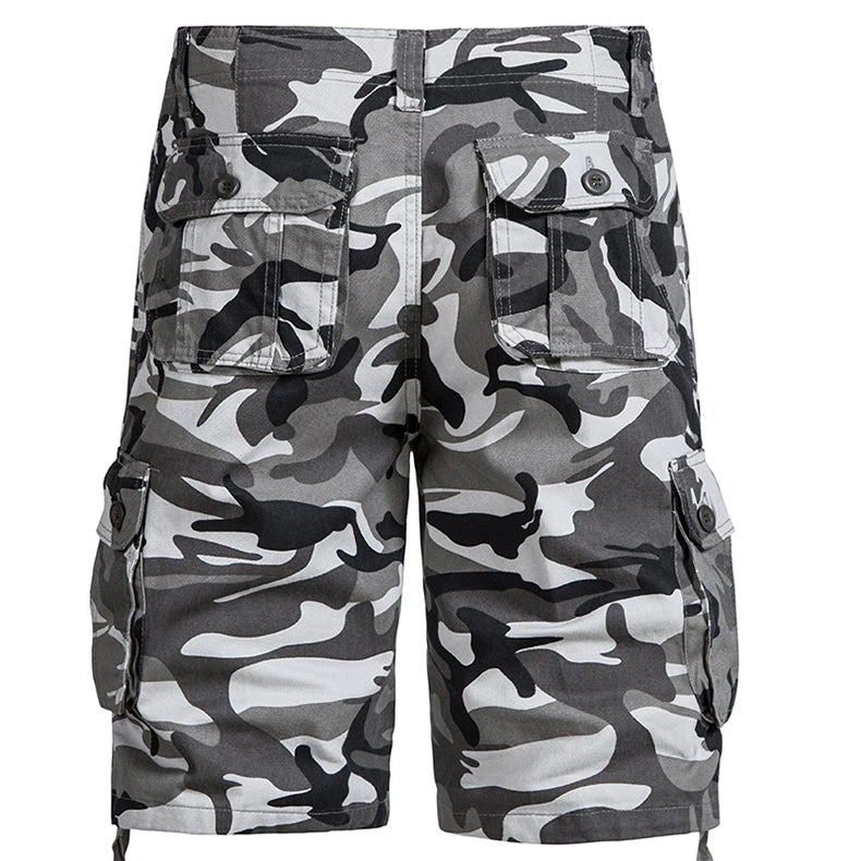 Pantaloncini Mimetici Da Uomo Traspiranti In Cotone Con Tasche Laterali Per Sport All Aperto Pantaloni Corti Estivi