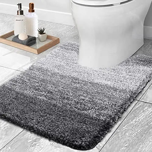 Kitinjoy Tappeto Da Bagno In Microfibra Assorbente Morbido Antiscivolo Shaggy Lavabile In Lavatrice