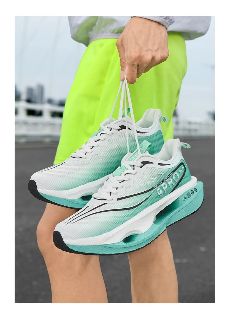 Scarpe Da Corsa Sportive Con Piastra In Carbonio Traspiranti Leggere Comfort Per Jogging Uomo Donna