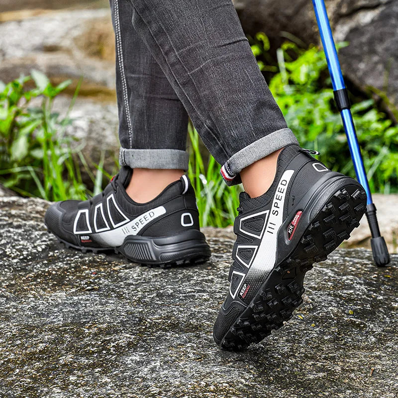 Scarpe Da Uomo Da Ciclismo Fuoristrada Antiscivolo Traspiranti Per Escursionismo Esterno