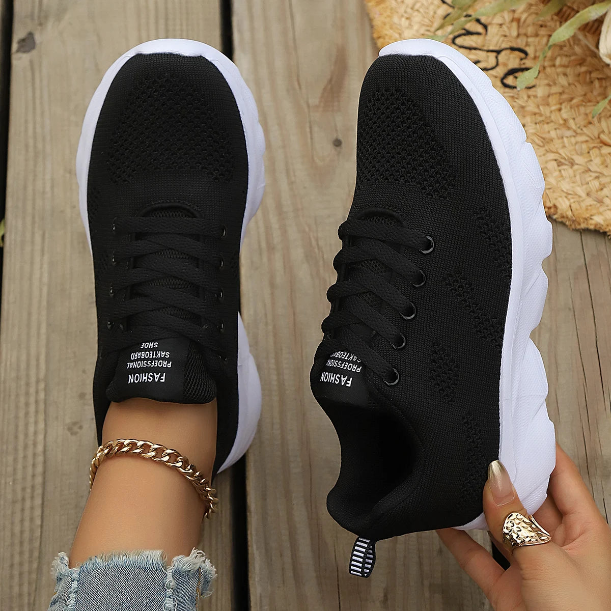 Scarpe sportive da donna Sneakers con plateau alla moda Scarpe basse da donna primavera estate Scarpe da corsa per donna Scarpe casual Mesh Jogging Tennis