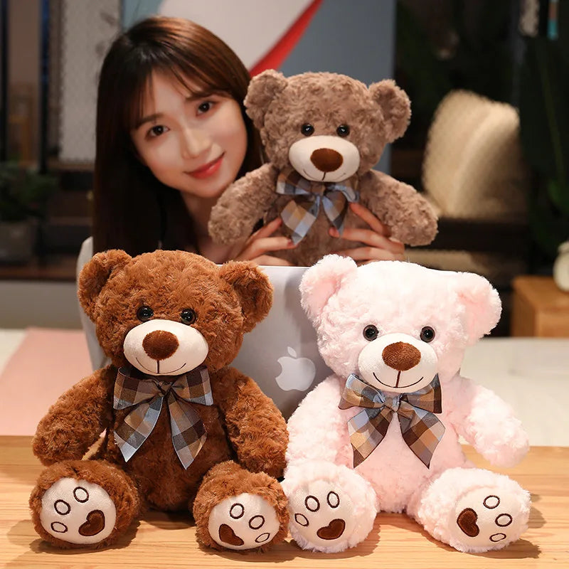 Orso Peluche Con Papillon Kawaii 35 50 60 Cm Cuscino Morbido Per Bambini Ragazze Regalo Perfetto Per Bimbi E Ragazze