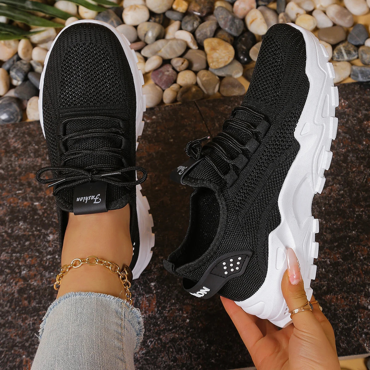 Scarpe Sportive Da Donna Traspiranti A Rete Singola Scarpa Casual Versatili Per Allenamento E Uso Quotidiano 2025