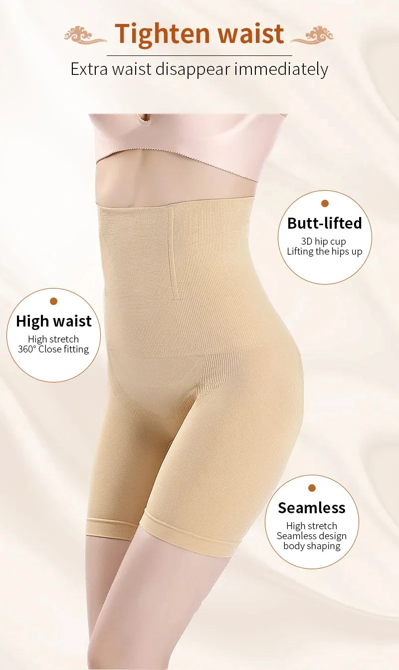 Pantaloni Modellanti Vita Alta Per Donne Glutei Dopo Parto Sollevamento Corpo Pantaloncini Slim Allenatore In Vita