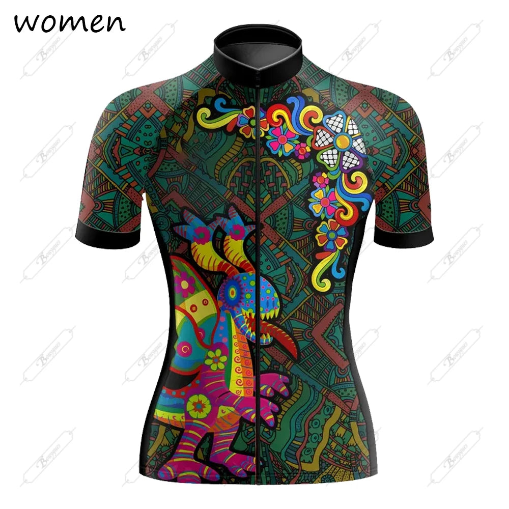 Maglia Da Ciclismo Donna Estate Premium Traspirante Team Racing Abbigliamento Da Ciclismo Maglia Da Bici Corta
