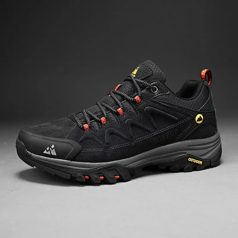 Scarpe Da Trekking Da Uomo In Pelle Hikeup Traspiranti Scarpe Da Ginnastica Da Trekking Turistiche Per Trail E Montagna