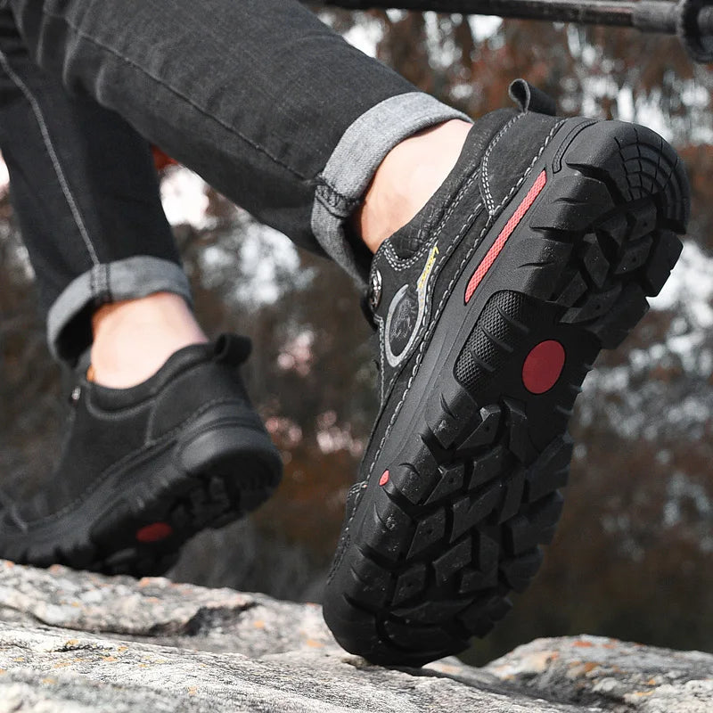 Scarpe Da Trekking Da Campeggio In Vera Pelle Uomo Scarpe Da Ginnastica Sportive Da Uomo Per Tempo Libero