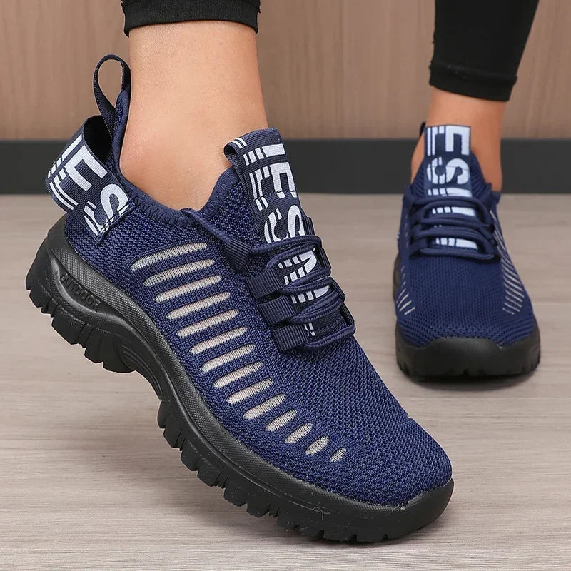 Scarpe Da Corsa In Mesh Traspiranti 2025 Per Donne Leggere Con Suola Imbottita Per Allenamento All Aperto E Palestra