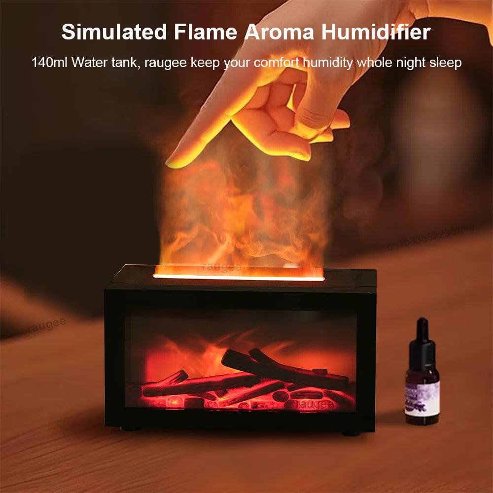 Umidificatore Aroma Diffusore Oli Essenziali Mini Umidificatore Domestico Con LED Notte Per Aromaterapia