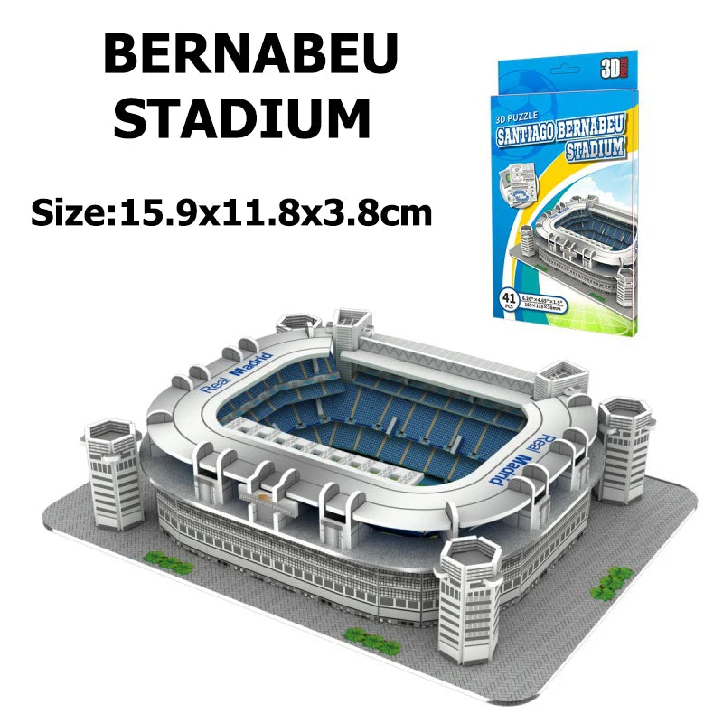 Campo Da Calcio In Miniatura 3D Puzzle Fai Da Te Dei Stadi Famosi Per Fan E Regalo Di Compleanno