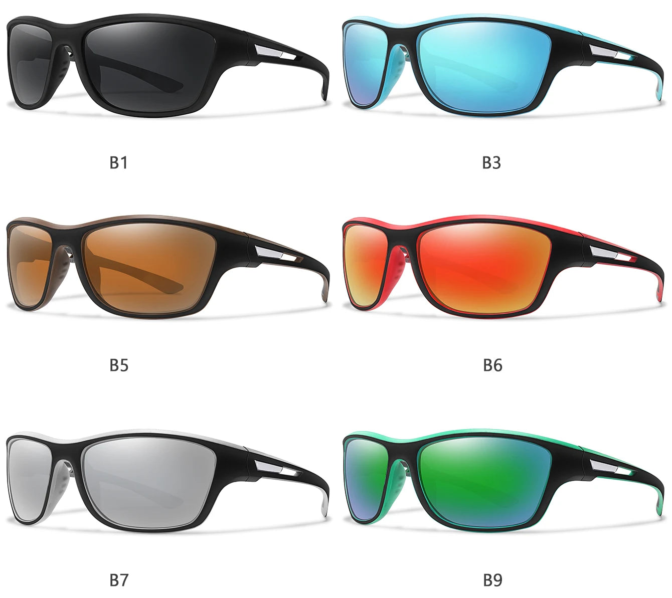 Occhiali Da Sole Polarizzati Da Pesca Per Uomo E Donna Antiriflesso UV400 TAC Lens Per Ciclismo E Escursionismo