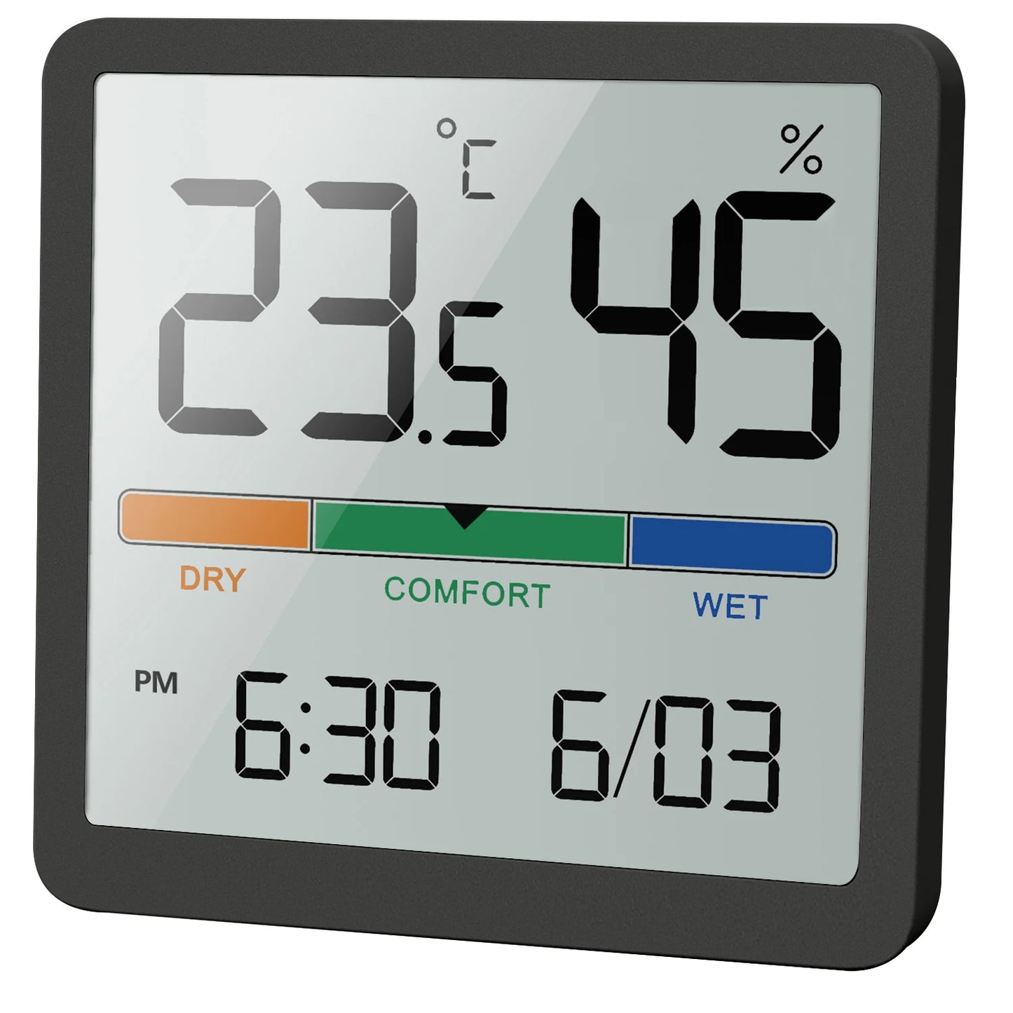 Noklead Misuratore Umidità Temperatura Interna Termometro Digitale LCD Igrometro Stazione Meteo Monitor Intelligente