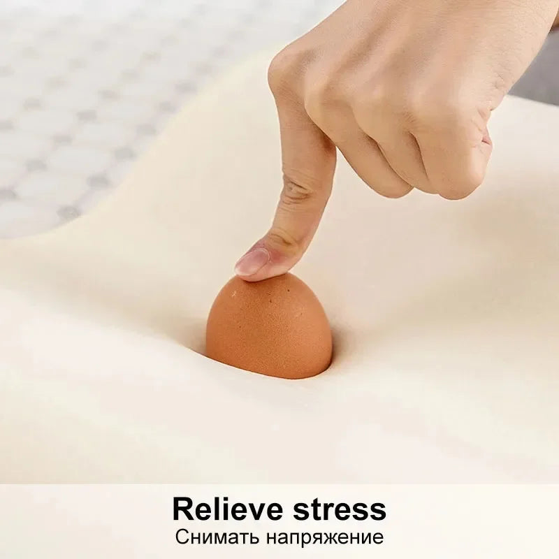 Cuscino Lungo In Memory Foam Ortopedico Per Dormire Con Protezione Del Collo Premaman A Forma Lunga Rimbalzo Lento