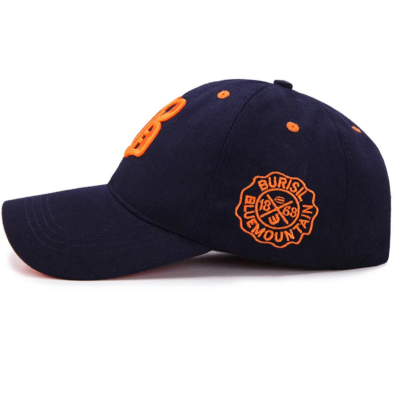 Berretto Baseball Unisex Cotone Estivo con Ricamo Snapback Protezione Solare Adulti