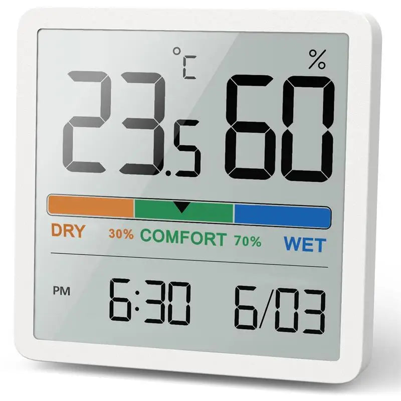 Noklead Misuratore Umidità Temperatura Interna Termometro Digitale LCD Igrometro Stazione Meteo Monitor Intelligente