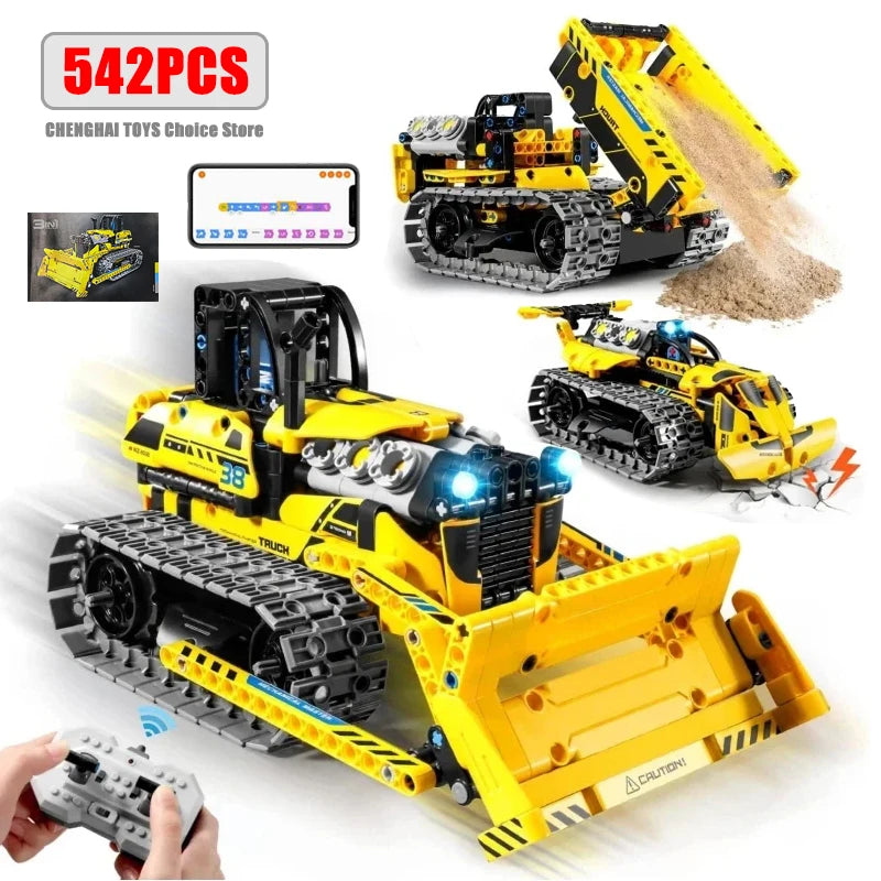 Kit Costruzione Telecomandata 3 In 1 542 Pezzi Per Bambini 8 10 Anni Regalo Educativo