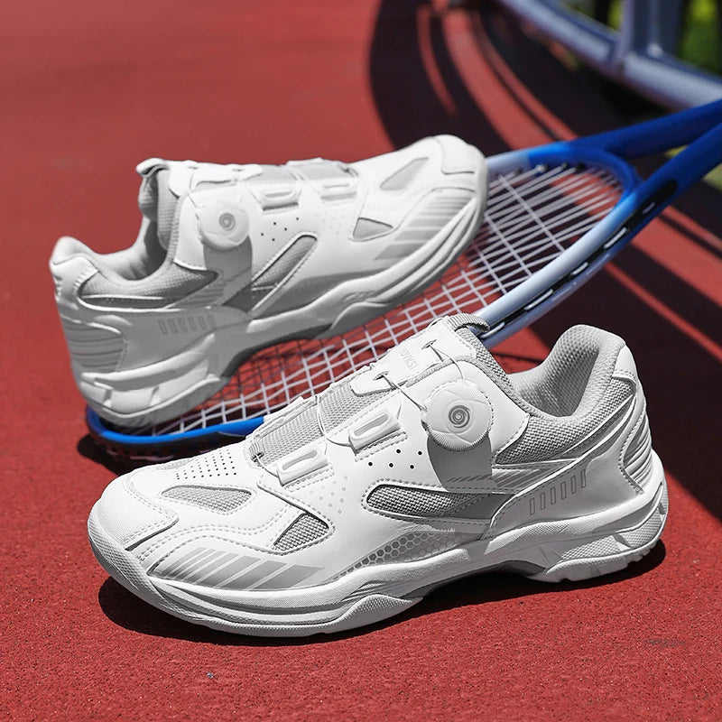 Scarpe da Badminton con Allacciatura Rapida Uomo e Donna Allenamento Ginnastica Antiscivolo Ammortizzanti Pallavolo
