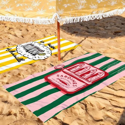 Asciugamano Quick Dry Colorato per Yoga Nuoto Fitness da Spiaggia Morbido e Vivace Design Mare per Sportivi