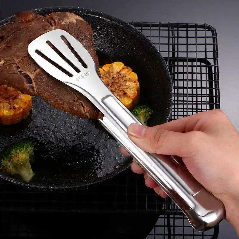 Pinze Per Alimenti In Acciaio Inossidabile Clip Pane Insalata Carne Griglia Barbecue Morsetto Per Buffet Accessori