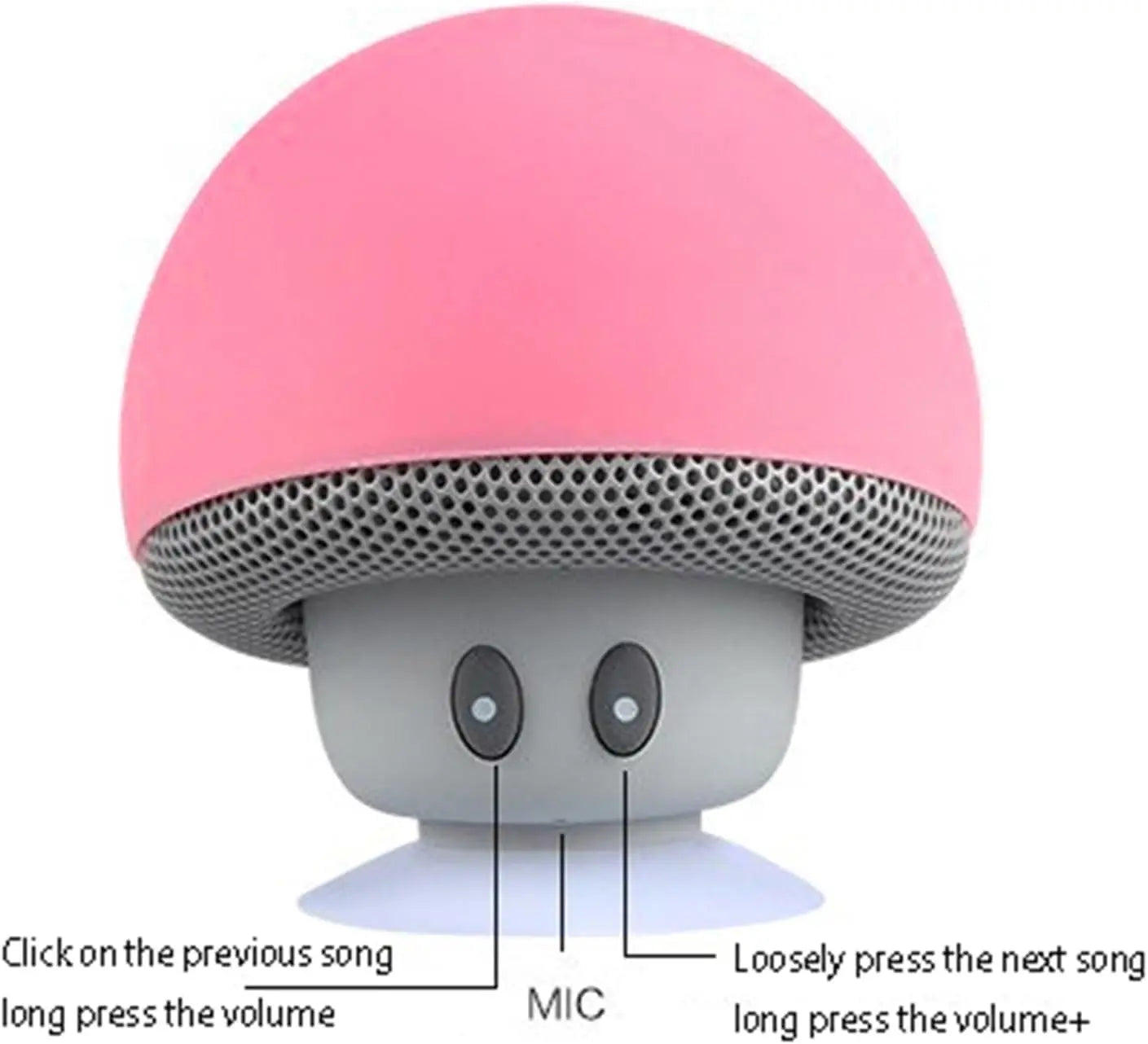 DUTRIEUX Altoparlante Bluetooth Con Subwoofer Integrato Ventosa Per Ciclisti Outdoor 30 Piedi