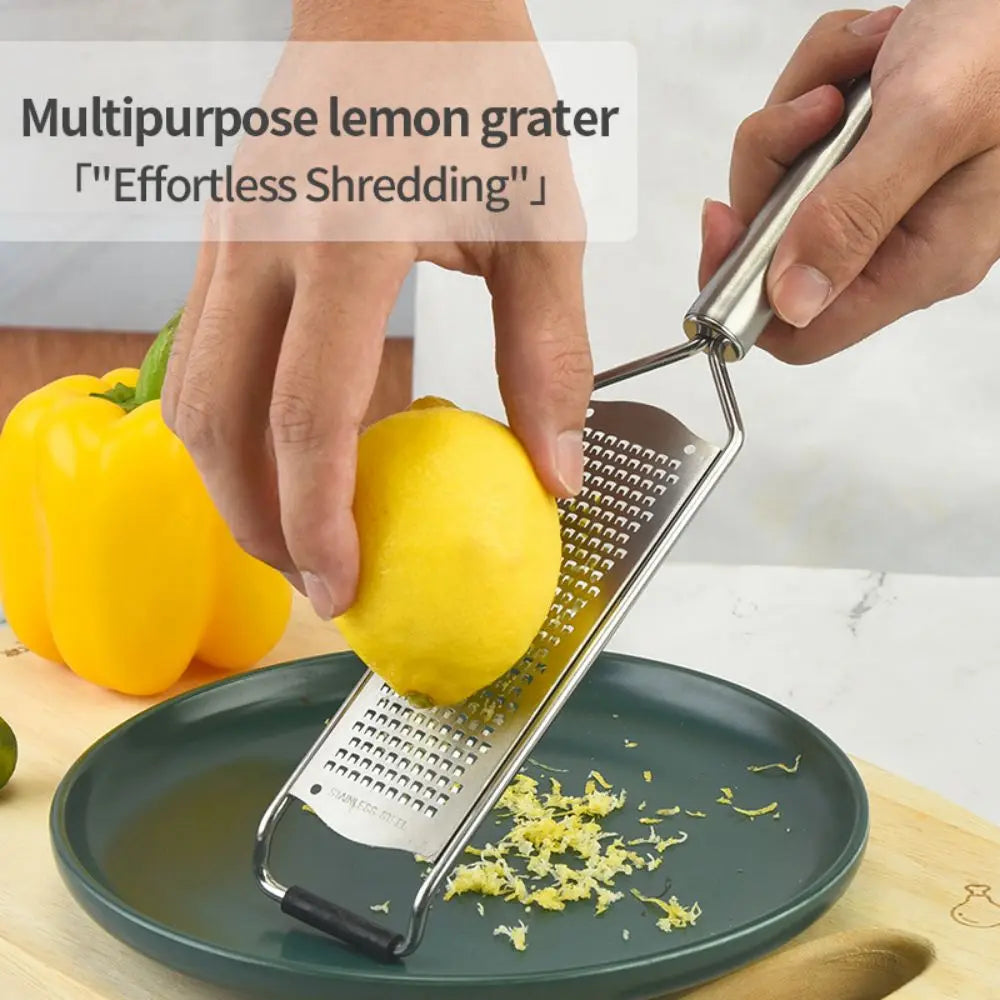Manico Per Tubo In Acciaio Inossidabile 304 Grattugia Formaggio Limone Da Cucina Gadget