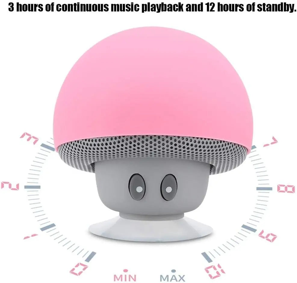 DUTRIEUX Altoparlante Bluetooth Con Subwoofer Integrato Ventosa Per Ciclisti Outdoor 30 Piedi