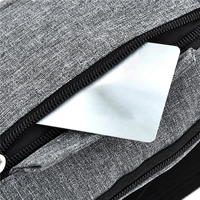 Marsupio mobile per uomo donna Marsupio multifunzionale di grande capacità Anti spruzzi Pochete da cantiere resistente all'usura