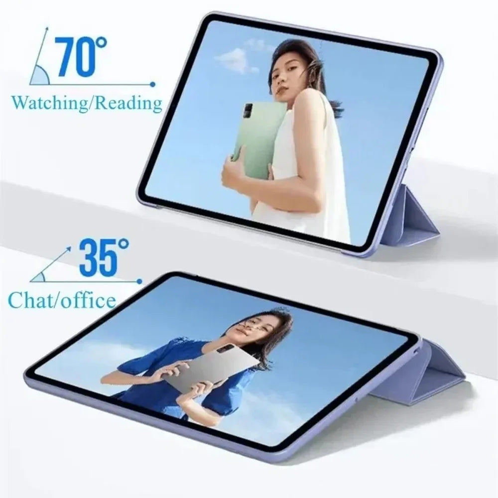 Custodia per Redmi Pad 2 11 Pollici Auto Sveglia Sonno in Silicone con Supporto Ricarica Coque Xiaomi Redmi Pad 2 2025