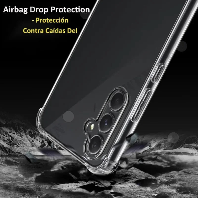 Custodia Antiurto in TPU Trasparente per Samsung Galaxy A56 A55 A36 A35 A16 A15 5G Protezione Antigraffio