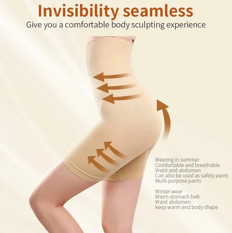 Pantaloni Modellanti Vita Alta Per Donne Glutei Dopo Parto Sollevamento Corpo Pantaloncini Slim Allenatore In Vita