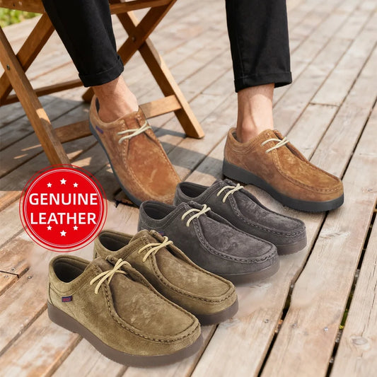 Scarpe da Uomo Cucite a Mano in Pelle Premium Mocassini Casual alla Moda Scarpe Eleganti Per Lavoro Quotidiano