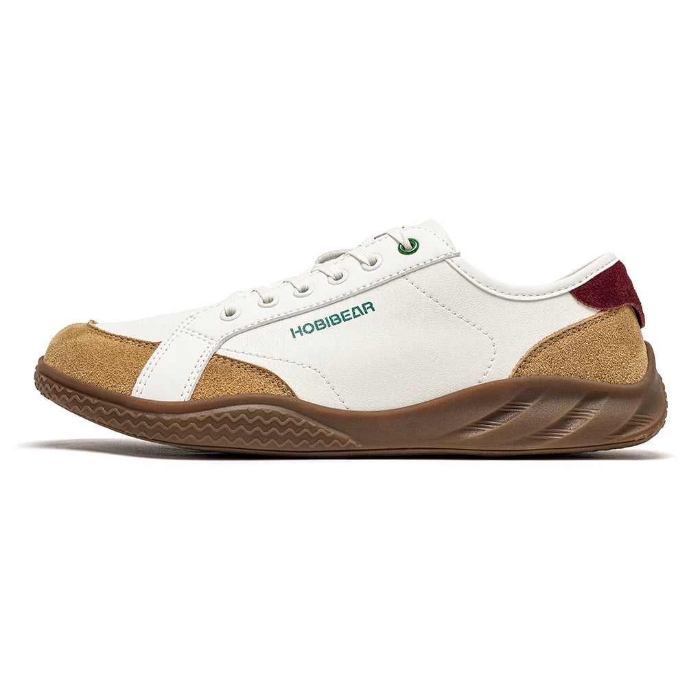 Hobibear Scarpe Barefoot Unisex Punta Larga Leggere In Pelle Sintetica Con Blocchi Di Colore Per Passeggio Casual