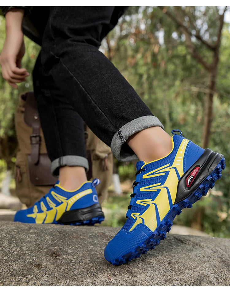 Scarpe Sportive Da Ciclismo All'aperto Da Uomo Impermeabili Antiscivolo Per Escursioni E Campeggio