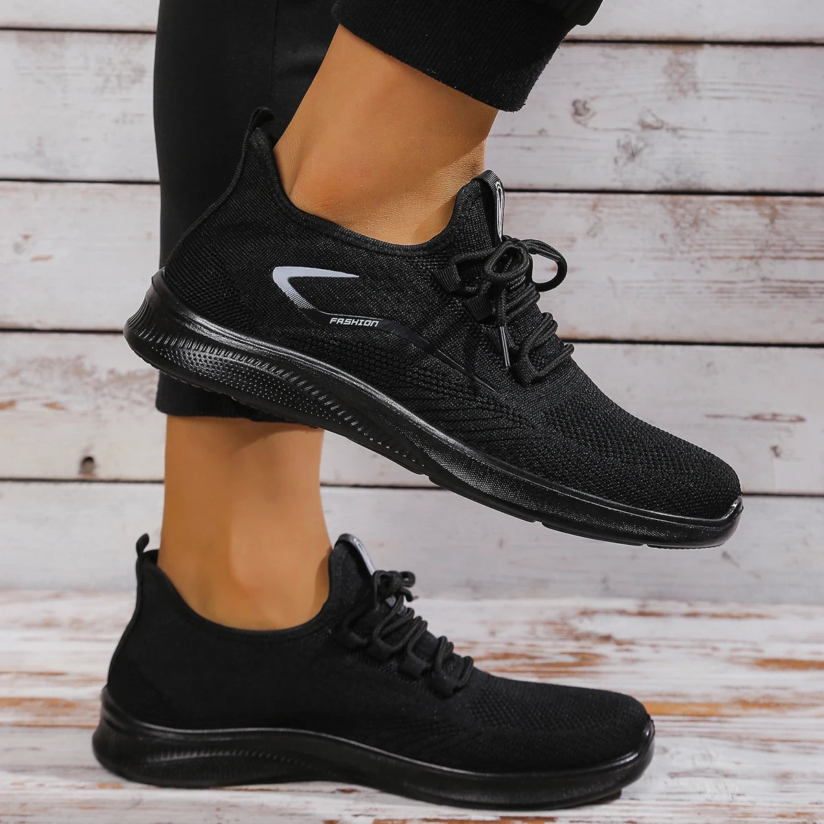 Scarpe Da Uomo Lavorate A Maglia Traspiranti E Comode Modello Nuovo Scarpe Sportive In Rete Per Primavera E Autunno