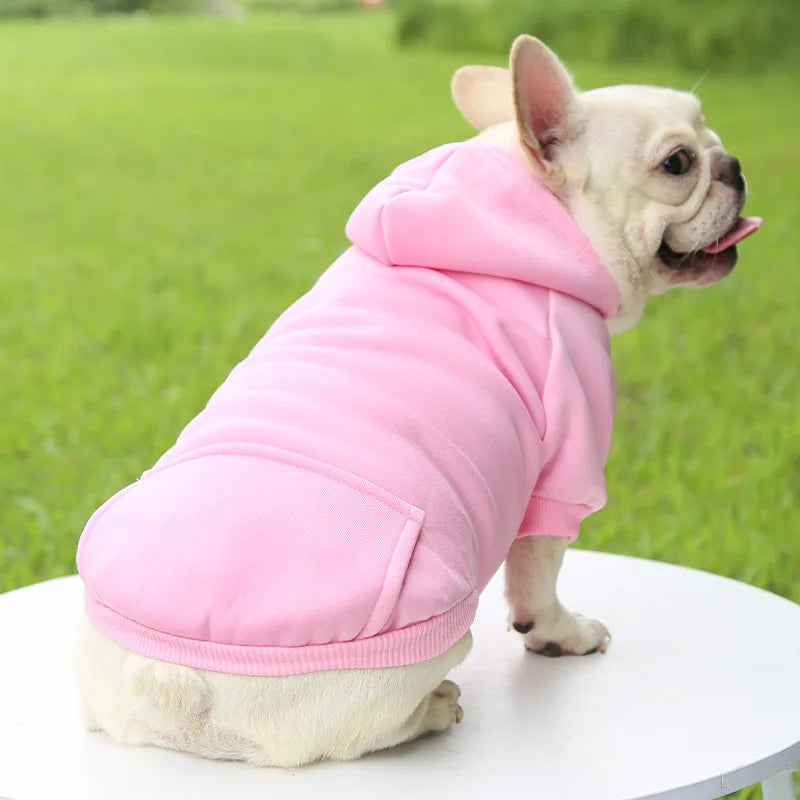 Felpa Invernale con Cappuccio per Cani e Gatti Taglia Piccola e Media Abbigliamento Animali Domestici Giacca Costume