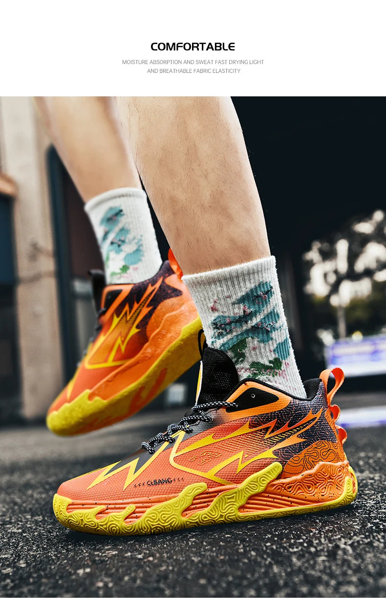 Scarpe Da Basket Professionali Da Uomo Per Allenamento Di Alta Qualità Imbottite E Impermeabili Da Campo Unisex